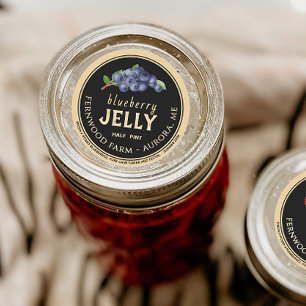 Blueberry Jelly Classic Round Sticker