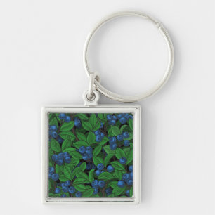 Blueberry Key Ring