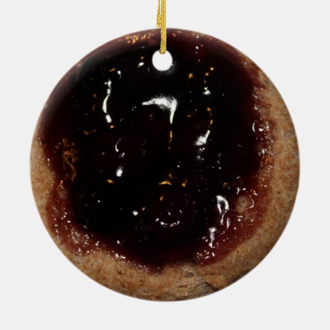 Blueberry Kolache ornament (Back)