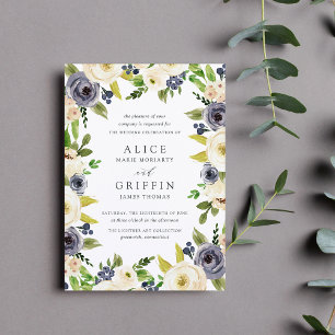Blueberry Lane Wedding Invitation