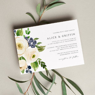 Blueberry Lane Wedding Invitation