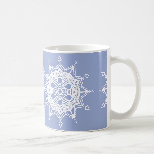Blueberry Mandala Coffee Mug (Right)