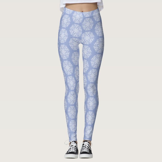Blueberry Mandala Leggings (Front)