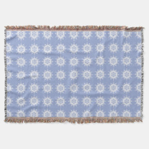 Blueberry Mandala Throw Blanket
