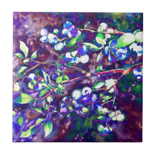 Blueberry - mauve hue tile