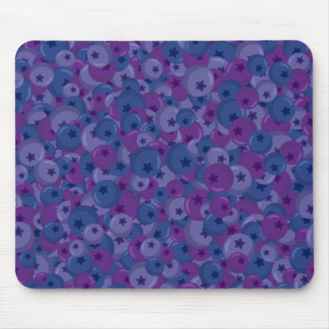Blueberry Medley Mouse Mat (Front)