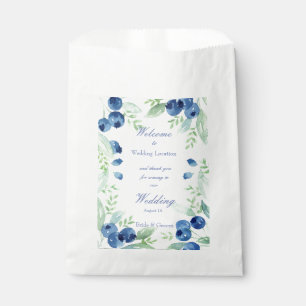 Blueberry Midsummer Rustic Berry Wedding Favour Bags