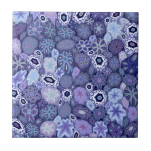 Blueberry Millefiori Tile
