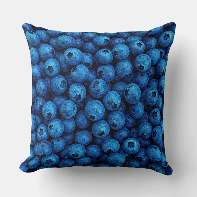 Blueberry Mosaic Cushion (Front)
