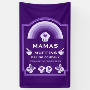 Blueberry Muffin Baker Banner