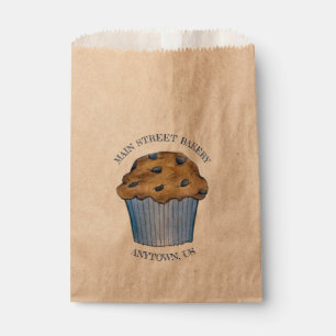 Blueberry Muffin Bakery Baked Goods Breakfast Food Favour Bags
