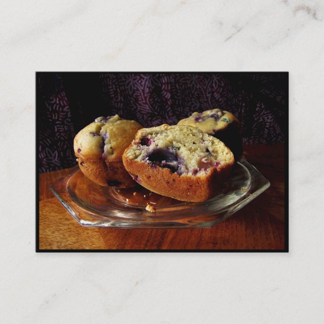 Blueberry Muffins ATC Business Card (Front)