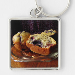 Blueberry Muffins Key Ring