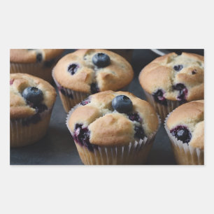 Blueberry Muffins Rectangular Sticker