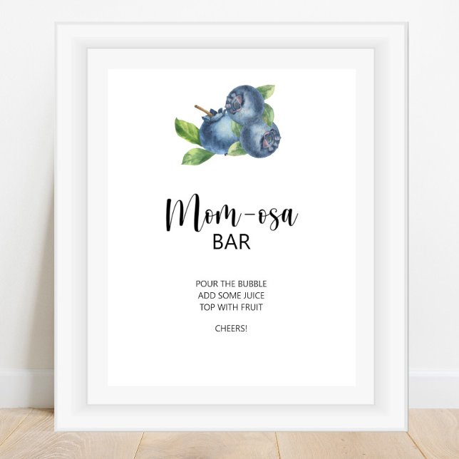 Blueberry \ Mum-osa bar  Poster (Creator Uploaded)