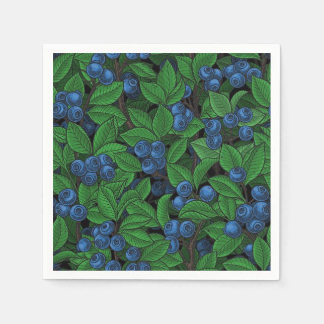 Blueberry Napkin (Front)