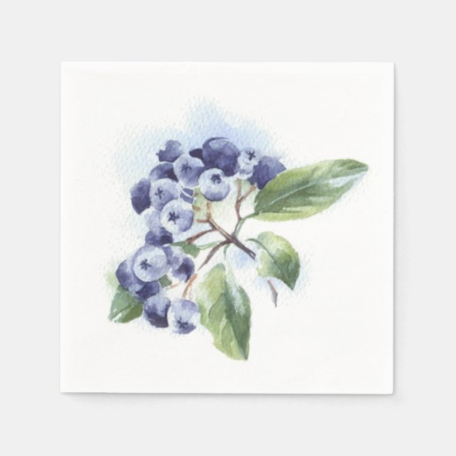 Blueberry Napkin (Front)
