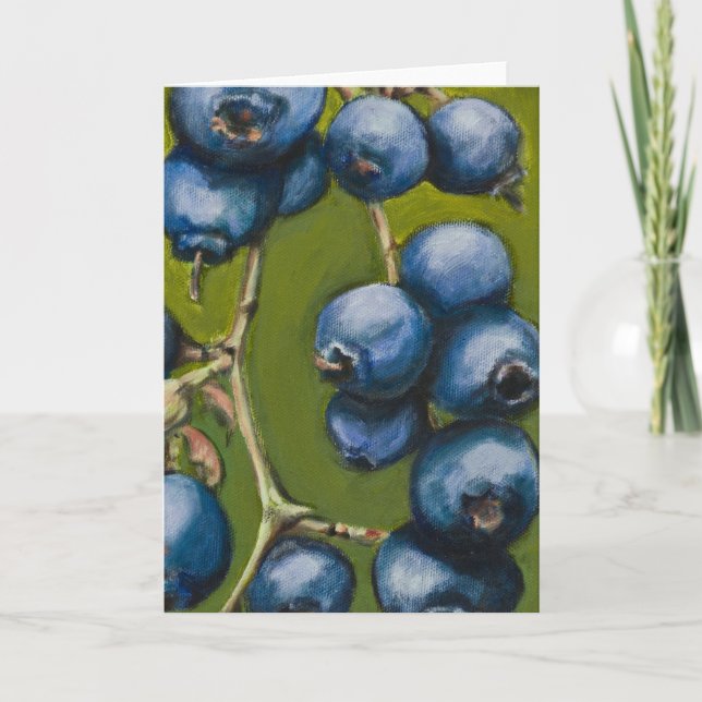 Blueberry Notecard (Front)
