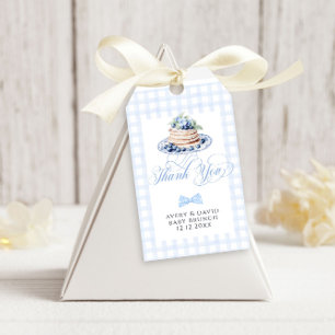 Blueberry Pancake Baby Brunch Baby Shower Boy  Gift Tags