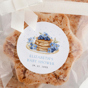 Blueberry Pancake  Classic Round Sticker