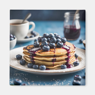 Blueberry Pancakes Magnet