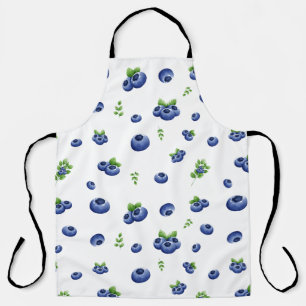 Blueberry Pattern Apron