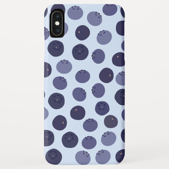 Blueberry Pattern Case-Mate iPhone Case (Back)