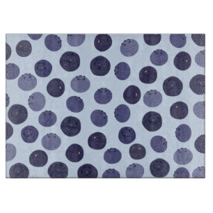 Blueberry Pattern Cutting Board