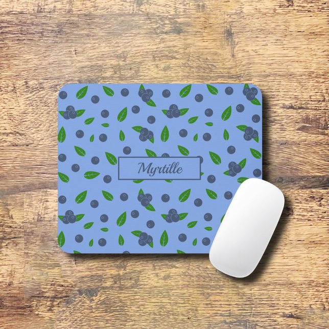 Blueberry pattern Mouse Pad (Blueberry pattern Mouse Pad)