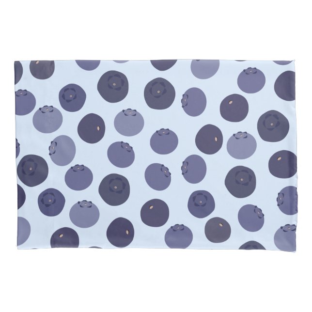 Blueberry Pattern Pillowcase (Front)