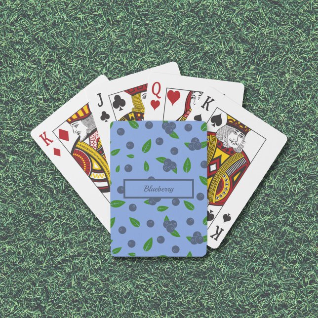 Blueberry pattern Playing Cards (Blueberry pattern Playing Cards)