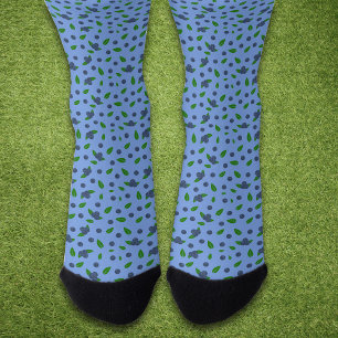 Blueberry Pattern Socks