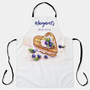 Blueberry Personalised Baker Apron 