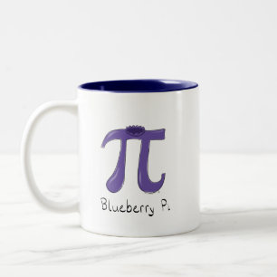 Blueberry Pi Cute Math Pi Day Coffee Mug