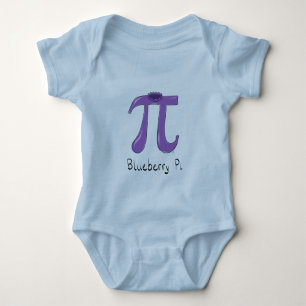 Blueberry Pi Cute Math Pi Day Kid's Baby Bodysuit