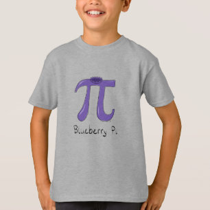 Blueberry Pi Cute Math Pi Day Kid's Boy's T-Shirt