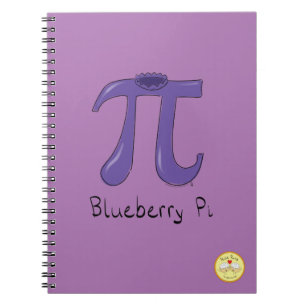 Blueberry Pi Cute Math Pi Day Notebook