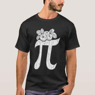 Blueberry Pi Day Funny Berry Lover Eater Graphic T-Shirt