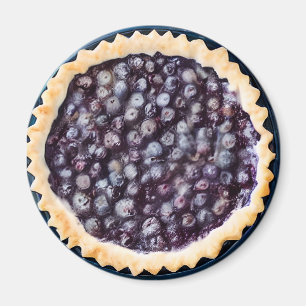 Blueberry Pie and Fancy Crust Magnet