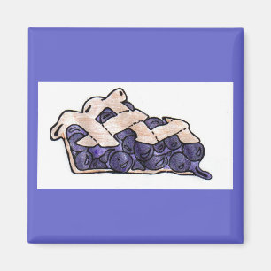 Blueberry Pie Magnet