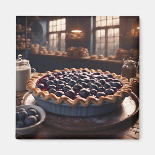Blueberry Pie Magnet