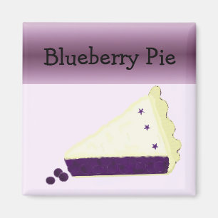 Blueberry Pie Magnet