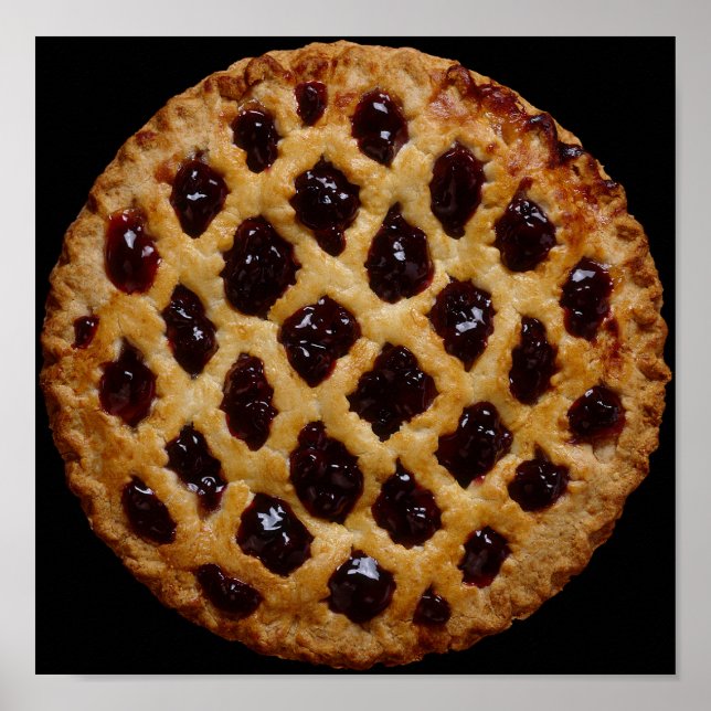 Blueberry Pie Poster (Front)