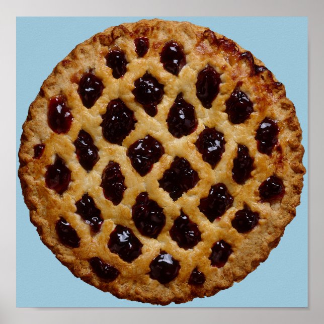 Blueberry Pie Poster (Front)