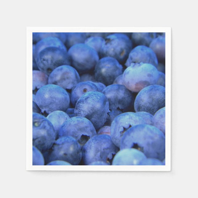 blueberry pile napkin (Front)