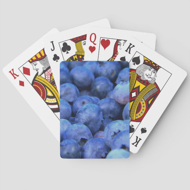blueberry pile playing cards (Back)