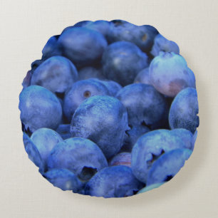 blueberry pile round cushion