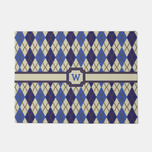 Blueberry Scone Argyle Doormat