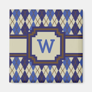 Blueberry Scone Argyle Magnet