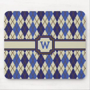 Blueberry Scone Argyle Mousepad